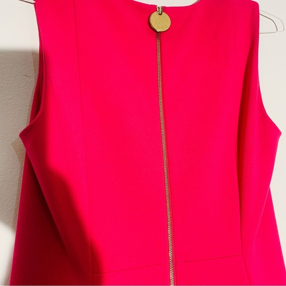 Calvin Klein Elegant Pink Sleeveless Dress SZ 10 - Picture 3 of 7